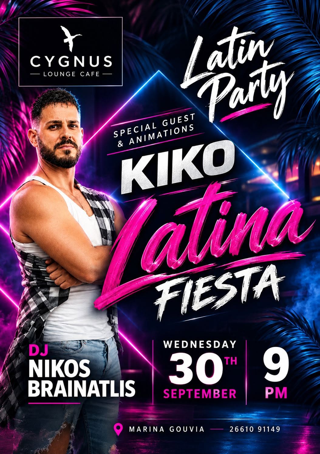Latin Party @ Cygnus Lounge Cafe-Bar, 30/09/2026